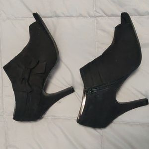 Black Suede High heel Shoes